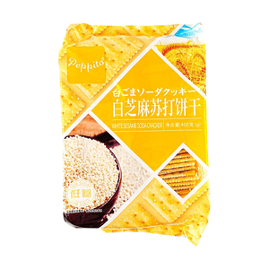 흰깨 소다 크래커 비스킷 400g (14.29oz)【저당】