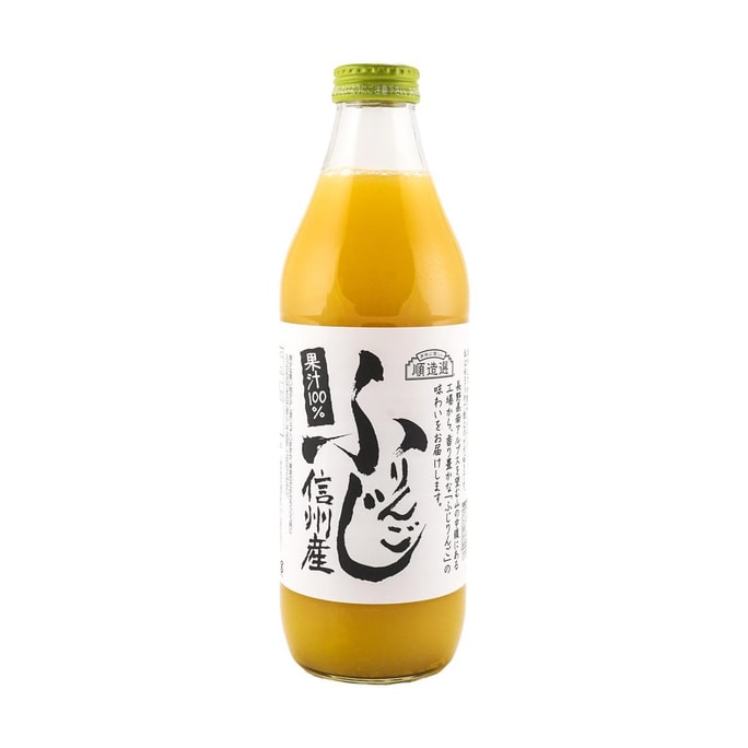 日本JUNZOSEN顺造选 富士苹果汁 【加冰超好喝】1000ml