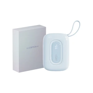 【香港からの直送】Wopow 22.5W Mini Surprise² モバイルバッテリー、ドーンブルー、20000mAh、機内持ち込み可