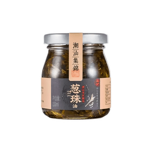 Scallion Oil With Soy Bean Paste For Noodles, Rice, Or Soup, Garlic Oil Rice Noodle Soup, Homemade Seasoning [Scallion Oil Pearls] 150mL*1 Bottle