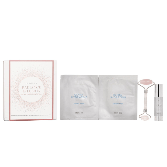 [香港直邮] 美国斯美凯  超补水焕肤套装:补水霜 28.4g + 面膜 2pcs + 面部按摩滚轮  4pcs