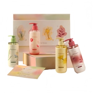 [New Year's gift box presents four seasons] Fluffy shampoo gift box, oil control, anti-dandruff and anti-itching