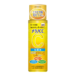 日本ROHTO乐敦 MELANO CC亮白化妆水 药用美白爽肤水 淡斑抗痘祛痘印 170ml