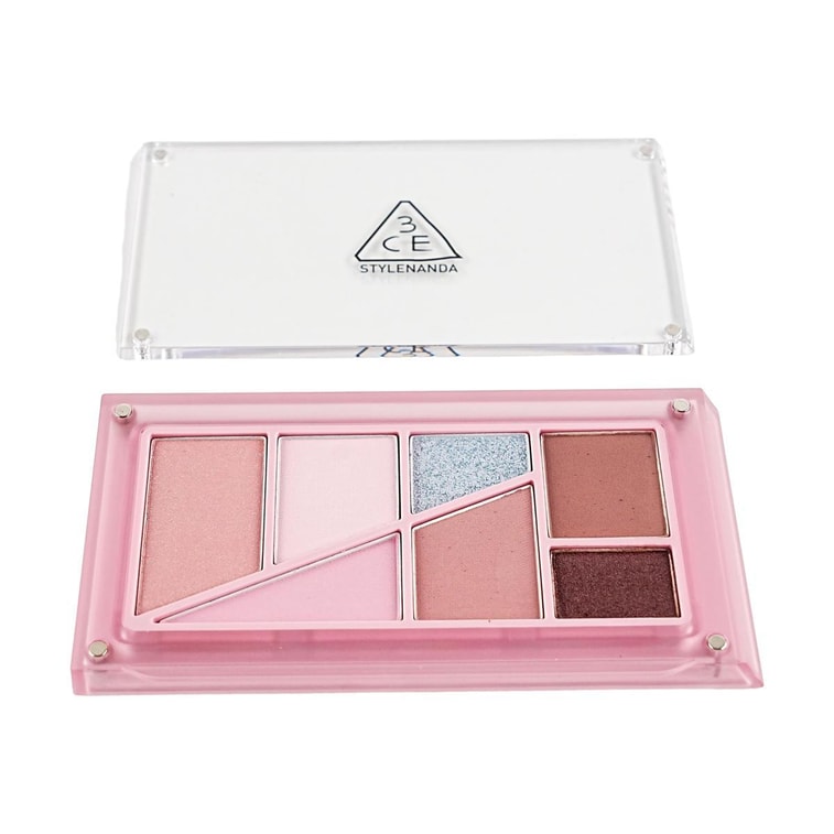 ​​韩国3CE 全能叠叠乐眼影盘 低饱和干净清透哑光闪片一体彩妆盘 7.5g #03 PINK HAZE 雨雾粉 6