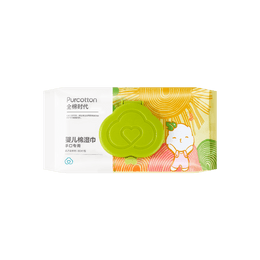 Baby Pure Cotton Wipes for Hand and Face 65g 150mm×200mm 80 Pieces/pack