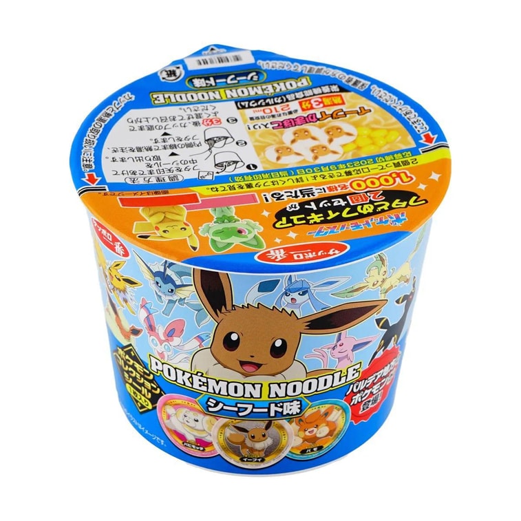 ピカチュウインスタントラーメン、シーフード味、1.34オンス 14
