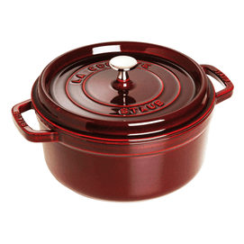 STAUB Cast Iron 4-qt Round Cocotte 4-qt / Citron