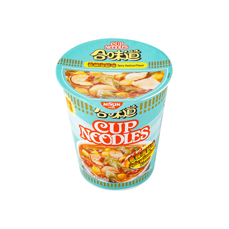 【Value Pack】Spicy Seafood Flavor Cup Noodles, 2.54 oz*6 8