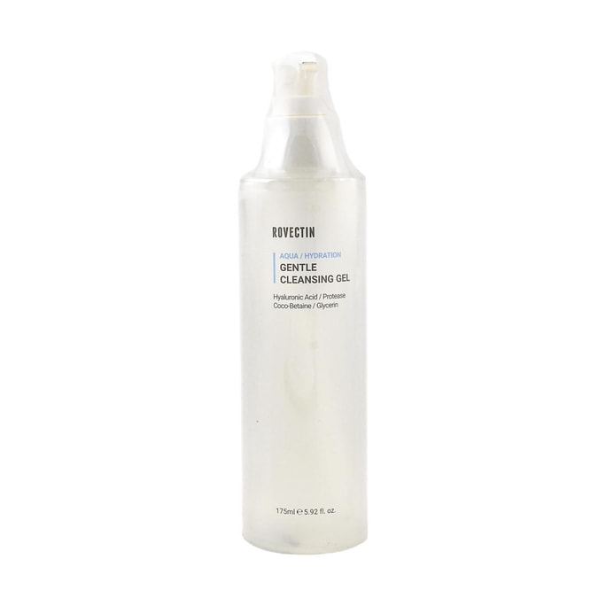 韓國Rovectin 水潤溫和潔面凝膠洗面乳 僅留水分弱酸性潔面乳 175ml 微泡角質護理 乾皮敏感肌【化解1位】