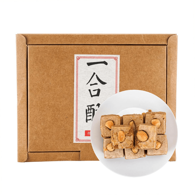 【天津特产】祥禾饽饽铺 一合酥礼盒 四味一口酥 传统中式榛子酥点心 250g