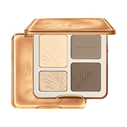 Highlight & Contour Palette, Matte & Shimmer Finish 0.32oz #02 Warm Tones