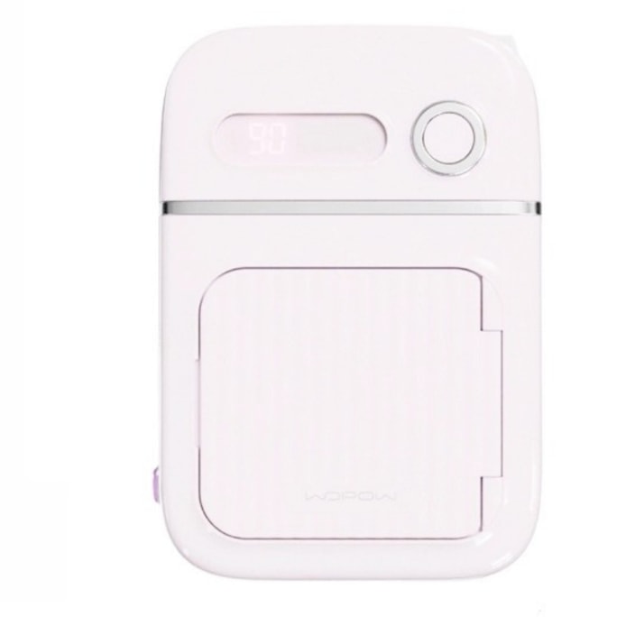 [중국 직송] Wopin 5-in-1 고속 충전 파워뱅크 (케이블 내장, 초박형 자기 비행기 충전, 10000mAh, 화이트)
