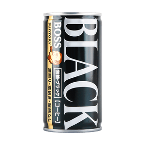 日本SUNTORY三得利 BOSS无糖黑咖啡饮料 185ml