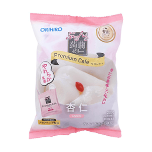 Konjac Jelly Premium Cafe アーモンド風味 7.05oz 【柔らかく chewy な食感】【濃厚なアーモンドの香り】