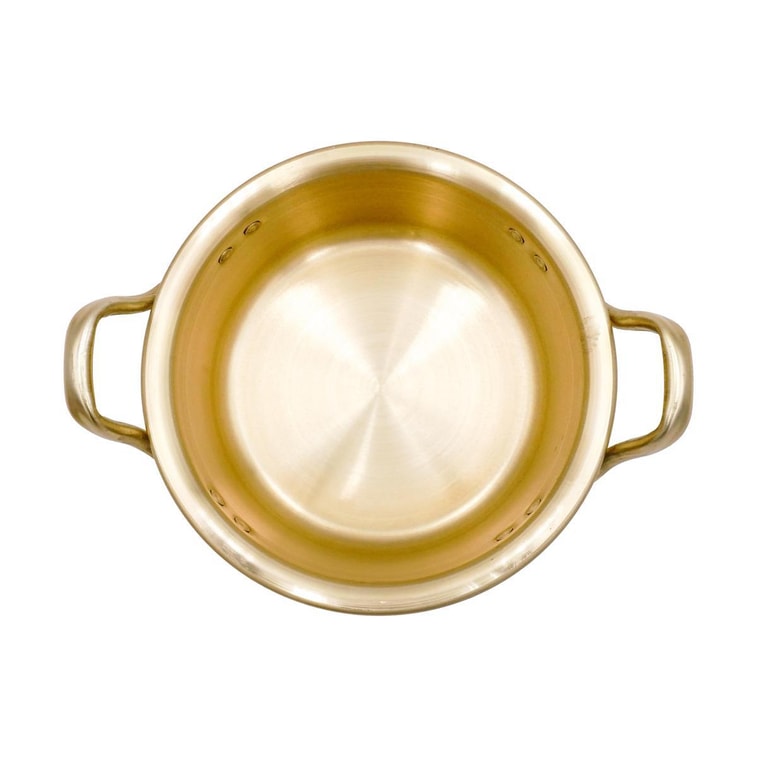 韓式泡麵碗泡麵鍋 雙耳煮鍋黃鋁鍋 16cm 韓國製造 14