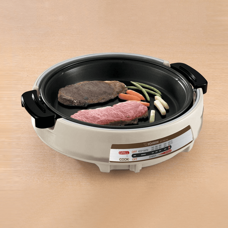 Gourmet Expert Electric Skillet & Hot Pot Light Grey EP-PBC10, 120 Volts 6