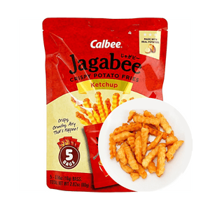 ジャガビー ポテトスティック、クリスピーポテトフライ、ケチャップ風味、5袋入り（各2.82オンス）