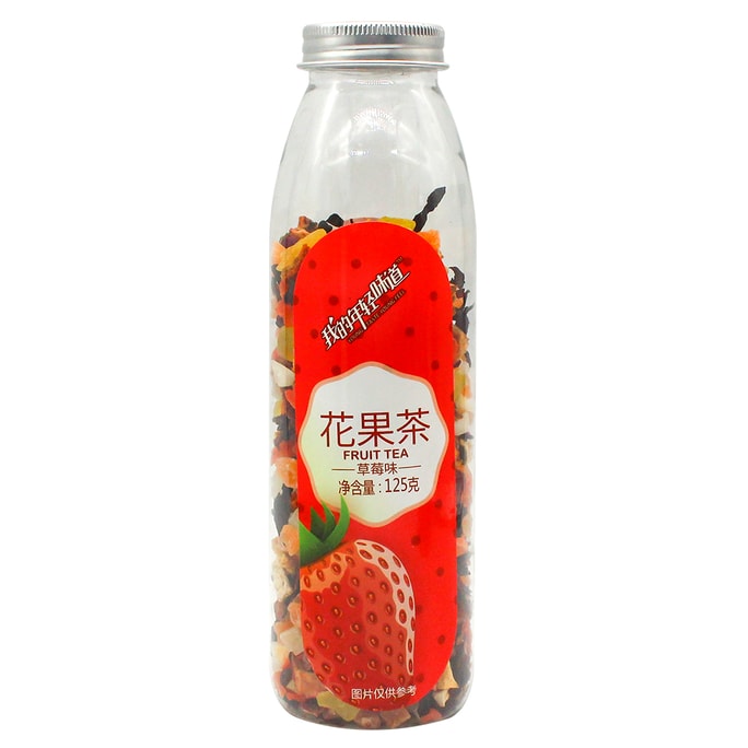 Flower Fruit Tea Strawberry Flavor Cold Tea Fruit Dried Fruit 125g