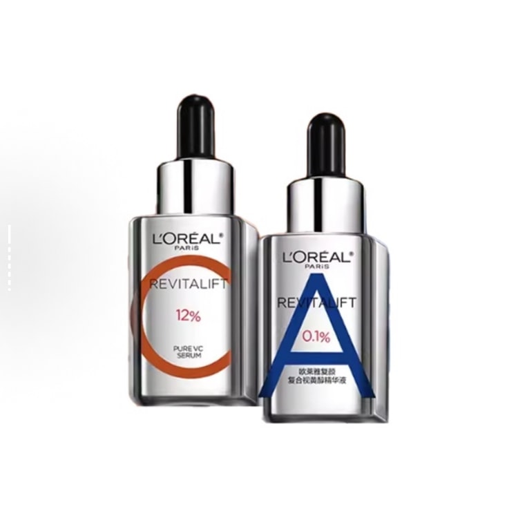新品未開封未使用　L'OREAL Paris 4点セット 香港から直送】ロレアル パリ デイ＆ナイト アンチエイジングセラム