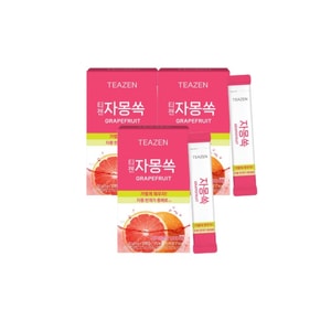 【韩国直邮】 韩国 Teazen 康普茶低卡0糖发酵饮品 西柚茶 10条3盒