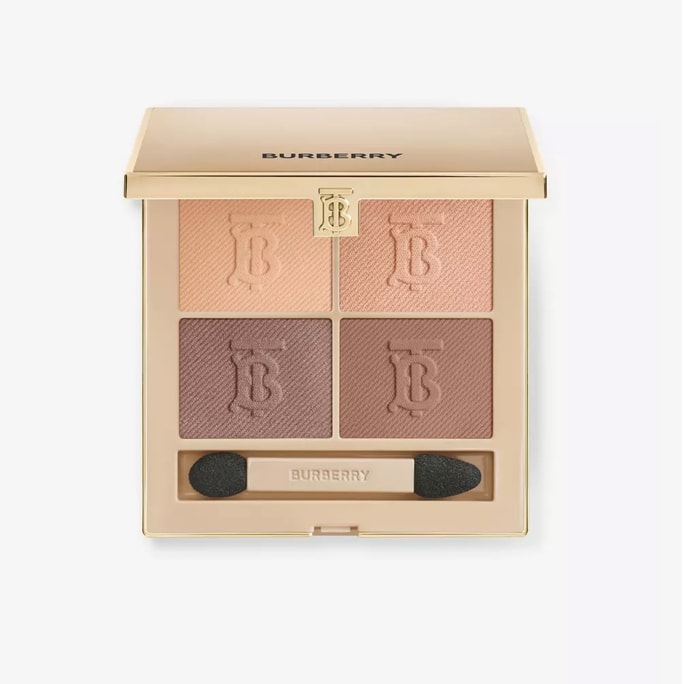 【香港からの直送】バーバリー クラシック クワッド アイシャドウ パレット #01 アイコニック ハニー 4.7g - シルキー スムース ウェア、ローズ ゴールド、ウォーム ブラウン