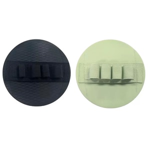 Two Powerful Bath Scrubber Bath Towel Body Exfoliating Gloves Food-Grade Silicone 2 Pieces (1 Green + 1 Black/bag)