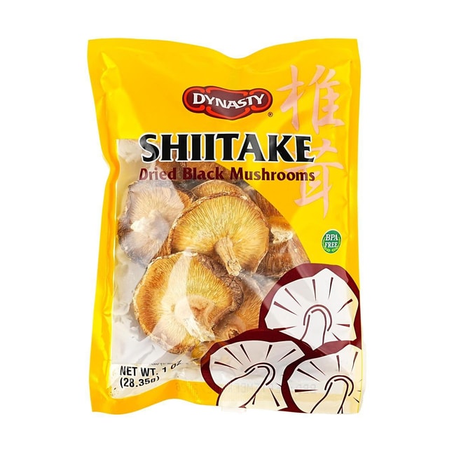 Shiitake -Dried Black Mushrooms ,1 oz 【For Soup, Stir-Fry, Or Hot Pot】