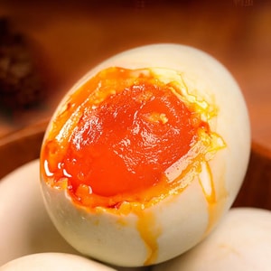 东之味 红心熟咸鸭蛋 6枚装 330g【可烘焙调味制作月饼馅料】