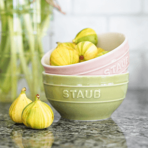 Ceramic Rice Bowl Set, Home Soup and Noodle Bowl, Macaron Color Series, 6-Piece Set, 4.75"