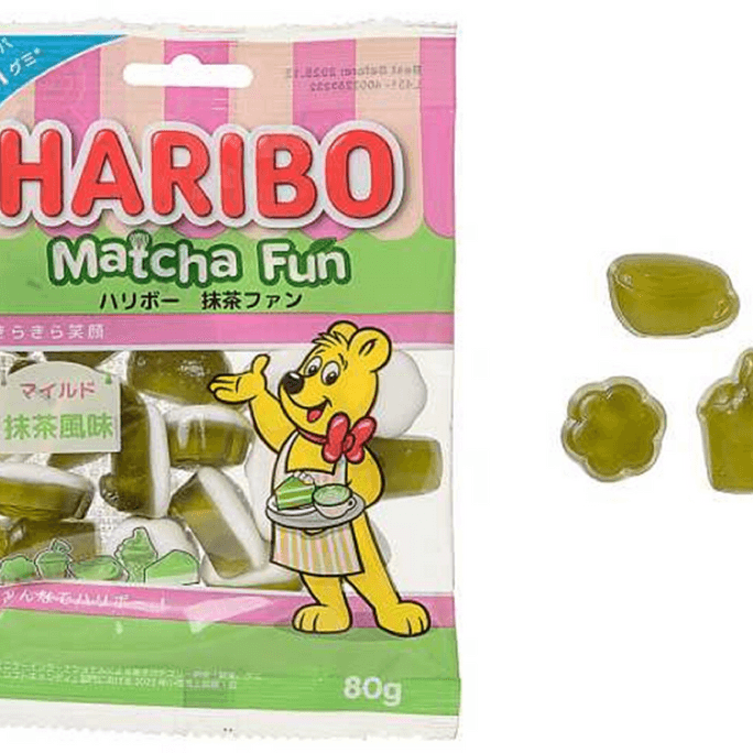 JAPAN  SEVEN-ELEVEN  Haribo Golden Bear Gummy Tea 80g