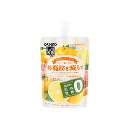 日本ORIHIRO蒟蒻plus 吸果冻 体脂肪减少 柚子 130g