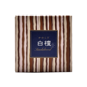 日本香堂||吉祥如意 塔香-||白檀 12個·內附香托