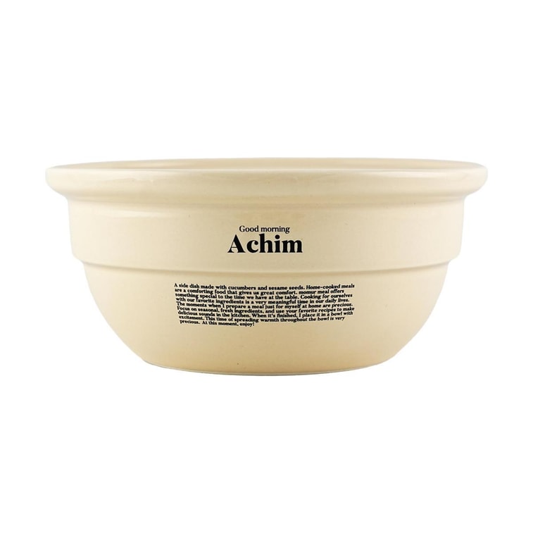 韩国MOMUR WEEKEND 面碗汤碗 陶瓷碗餐具甜点沙拉碗 奶油黑 小号 4