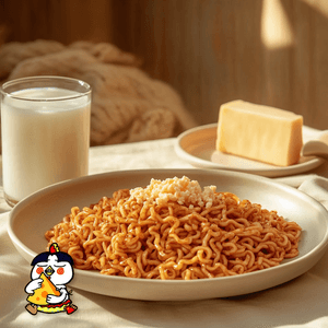 Korean Buldak Noodles Stir-Fried Ramen - Hot Chicken Flavor with Cheese, 5 Packs* 4.93oz【Trending on TikTok】