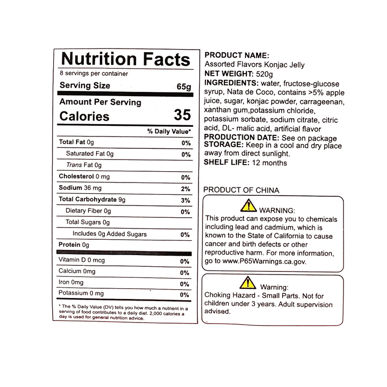 Konjac Jelly,Strawberry + Grape + Peach Flavor, 18.34 oz【Hello Kitty】 7