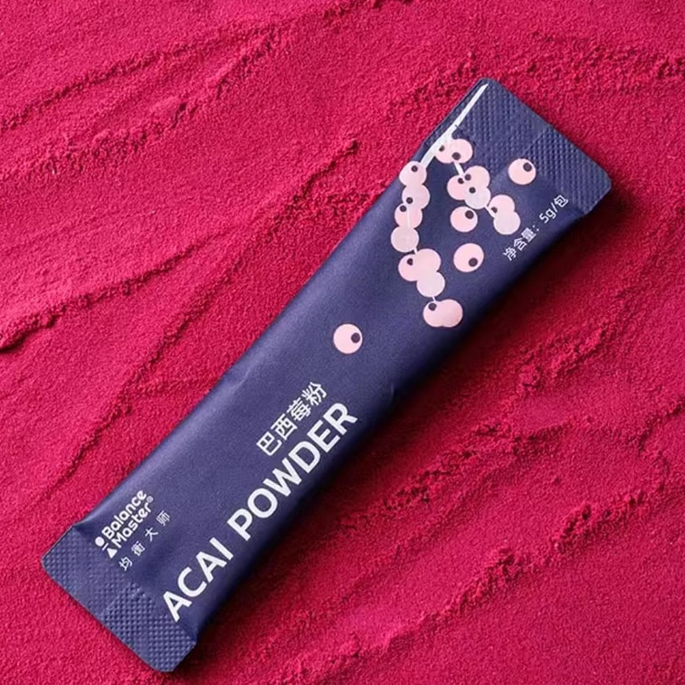 BALANCE MASTER均衡大师 巴西莓粉 30袋入 150g【配料干净无添加】【富含花青素纤维营养】【超级食物】 5