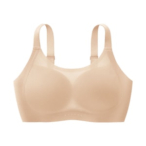 【中国直邮】 蕉内 空气杯508Pro Max文胸内衣 软支撑凉感无痕 大码文胸大胸显小收副乳 插杯款灰肤 XXL (85D/90C)