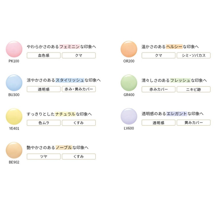 日本ELEGANCE 奢华限定底妆套装 极致欢颜光感蜜粉饼E大饼 ​​27g #I 7色妆前乳 4g*7 SPF25 / PA++【35周年纪念版】 10