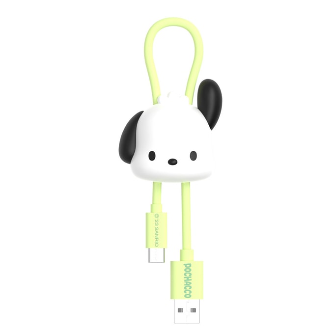 Sanrio Cartoon Data Cable Fast Charge Gift-Lightning+Type C  Pochacco 1 Set