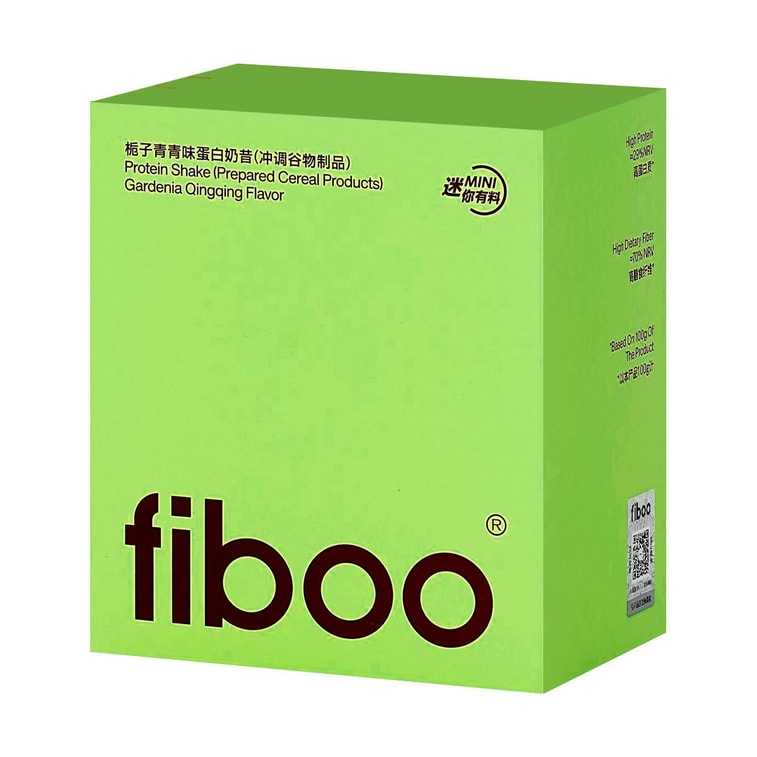FIBOO 迷你有料奶昔 营养饱腹 专利高蛋白高膳食纤维 早晚餐燕麦冲饮 低卡低脂无蔗糖 35g*7袋装 #栀子青青 4