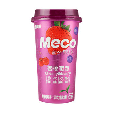 香飘飘 MECO 蜜谷果汁茶 樱桃莓莓 400ml