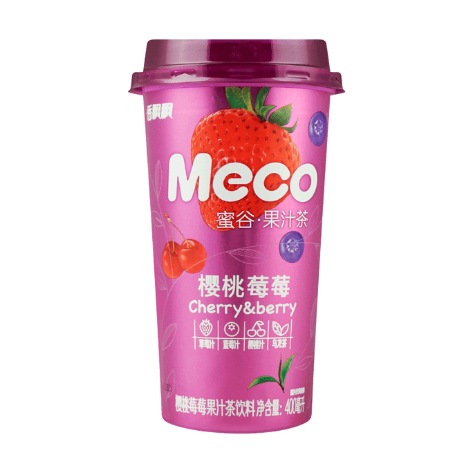 XPP Meco Cherry & Strawberry Fruit Tea 400ml