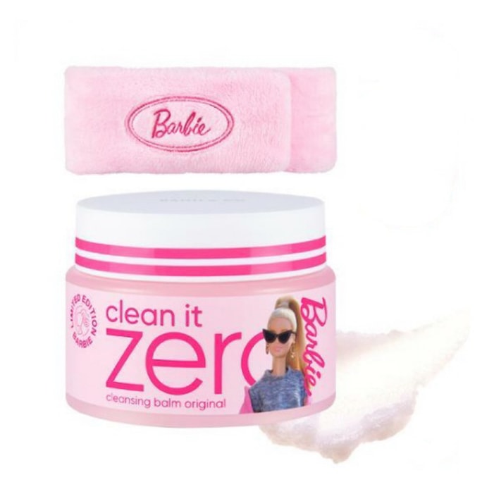 Banila Co Clean It Zero 3-in-1 Make-up Remover Cleansing Balm125ml + Hair band(Barbie Limited Edition)