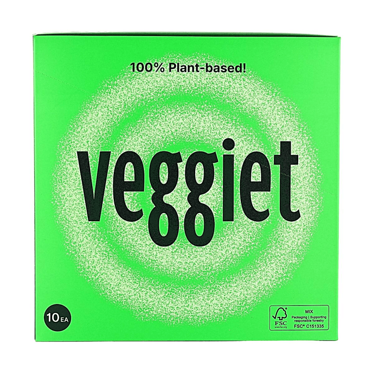 VEGGIET Plant-Based Protein Shake Real Matcha 1.59 oz*10 Packs Jeju Organic Matcha Pea Protein Chicory Root Fiber 3