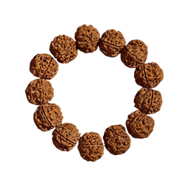 【中国直邮】樱尼泊尔大金刚菩提子手串原籽盘玩核桃文玩五瓣精品素珠男款18mm*1串