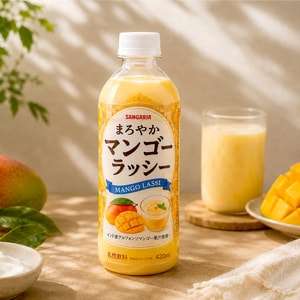 Rich Mango Lassi, 16.91 fl oz【Creamy Melt-in-Mouth Mango】