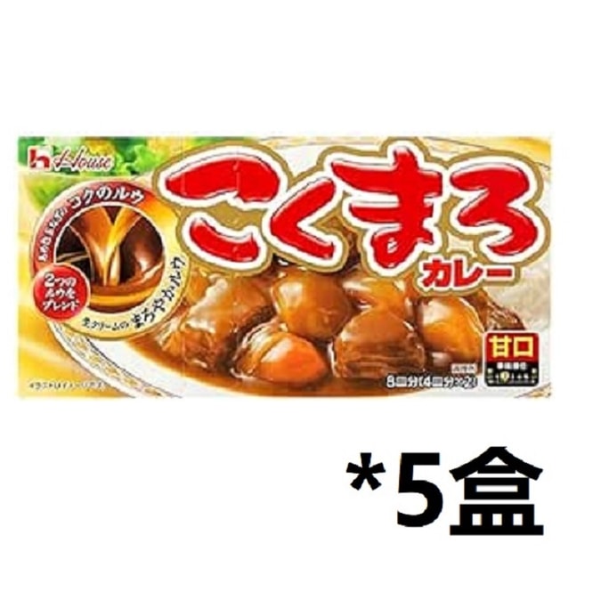 JAPAN HOUSE FOOD CURRY SWEET 140*10 BOXES