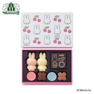 日本 摩洛索夫 Miffy合作款 情人节限定巧克力礼盒 11个装