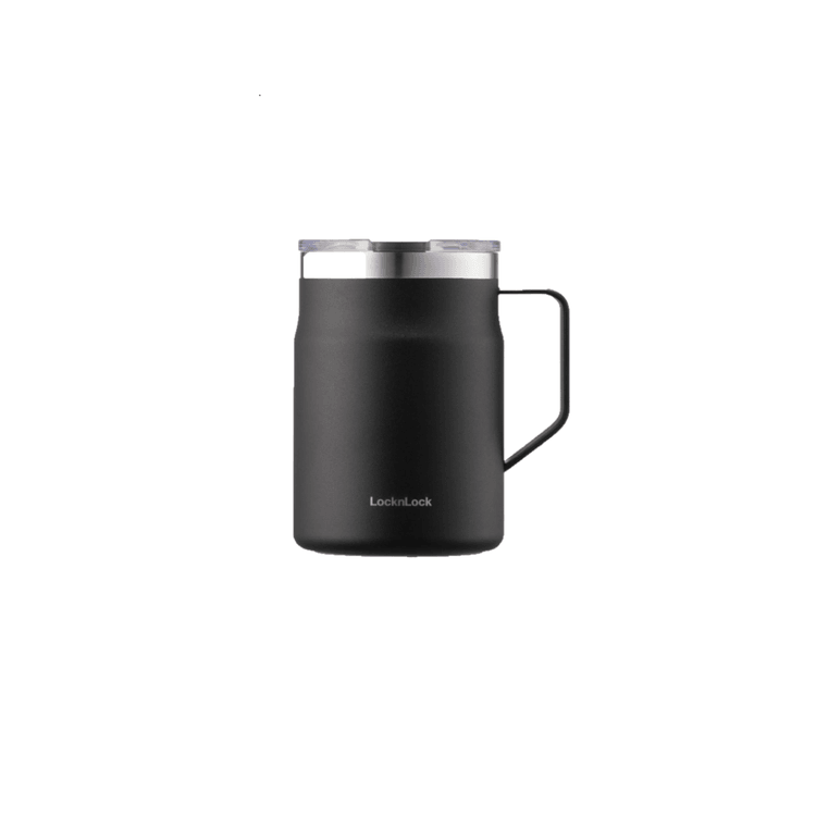 Black Lock Top Travel Mug