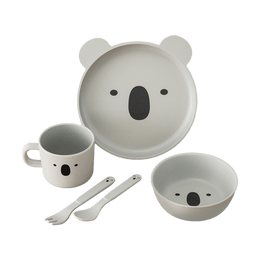 Koala Kids Tableware Plate Bowl Mug Fork Spoon 5p Set 
